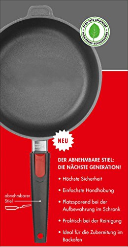 Woll 1728 DPI Diamond Lite Guss-Hochrandpfanne Induktion mit abnehmbarem Stiel, Durchmesser 28 cm, 7 cm hoch - 5