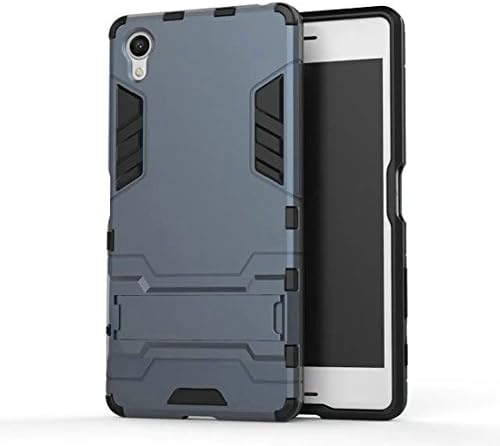 DBIT Sony Xperia X Case Detachable Twin Layer Case Soft TPU and PC Rugged Durable Protective Shockproof Case Cover with Kickstand for Sony Xperia X,Black