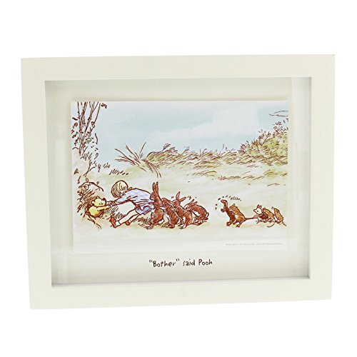 Disney Classic Winnie The Pooh Heritage Wall Art Decor Framed Print "Oh Bother!"