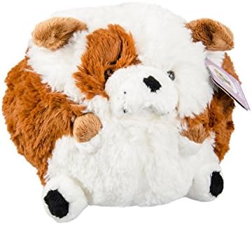 Squishable Bulldog Plush, Brown and White, Mini 7
