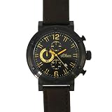 s.Oliver Herren-Armbanduhr Analog Quarz Leder SO-15159-LCR