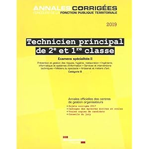 Technicien principal de 2e et 1re classe : Examens spécialités II