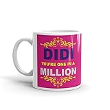 Family Shoping Birthday Gifts for Sister, Bhaidooj Gifts for Sister, Didi You are a Million Coffee Cup Tea Mug