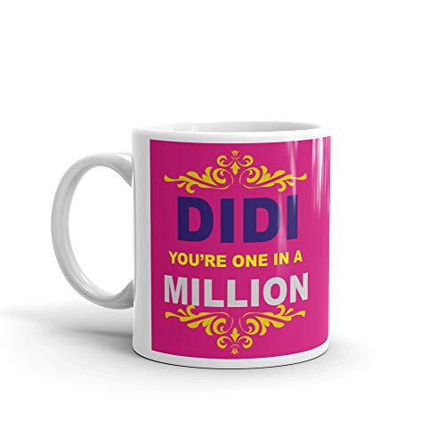 Family Shoping Birthday Gifts for Sister, Bhaidooj Gifts for Sister, Didi You are a Million Coffee Cup Tea Mug