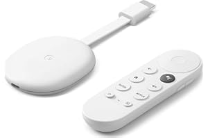 Google TV Chromecast avec Google TV (HD) Neige - Vos divertissements en streaming sur votre téléviseur avec la télécommande vocale – Regardez des films et des séries en HD