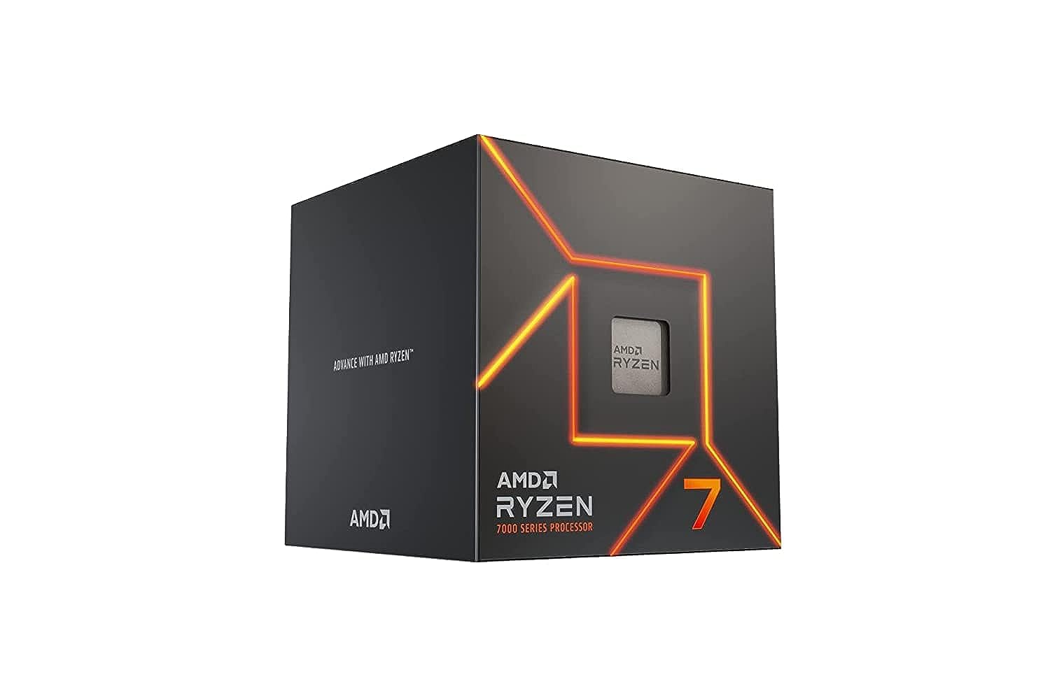 AMD 7000 Series Ryzen 7 7700 Desktop Processor 8 cores 16 Threads 40 MB Cache 3.8 GHz Upto 5.3 GHz AM5 Socket (100-100000592BOX)