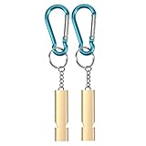 2 X Notfallpfeife Signalpfeife Pfeife mit Karabiner...