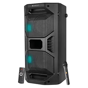(Renewed) ZEBRONICS Zeb-Space Deck Pro Truly Wireless Bluetooth Portable Speaker (Black)