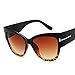 Produktbild MOJINGYAN Sonnenbrillen Marke Fashion Designer Katze Augen Damen Sonnenbrille Braun Gradient Point Sonnenbrille Große Augen Weibliche Uv400