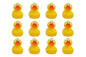 JAY ANTIQUES 12 pc Squeeze Toy Ducky Bath time Fun