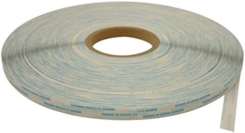 Ludlow Double-Sided Removable/Permanent Tape [Extended Liner] (M-Tak HI/LO): 1/2 in. x 433-1/3 yds. (Natural)
