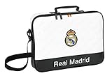 maleta real madrid niño Licencia 100% original SAFTA SAFTA Sf-611557-385 Organizador de Bolso, 34 cm