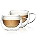 Produktbild 4Home Hot&Cool Cappuccino Thermo Glasses 280 ml, Glas, Transparent, 13 x 13 x 7 cm, 2-Einheiten
