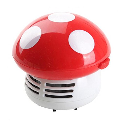 Mignon Champignon Mini Aspirateur pour Nettoyer Poussière Table/Bureau/Coussin/Voiture 
