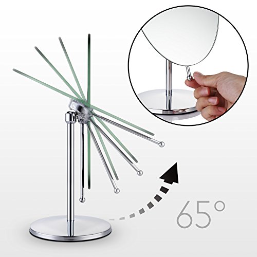 Miusco TabletopMakeupKosmetik Spiegel, Oval, 9.8×6.3 Zoll - 3