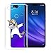 Produktbild DYSu Hülle für Xiaomi Mi 8 Lite(6.26") Transparent Cooles Pferd TPU Schutzhülle Schale Tasche schutzhülle Cover Case Geeignet für Xiaomi Mi 8 Lite(6.26")