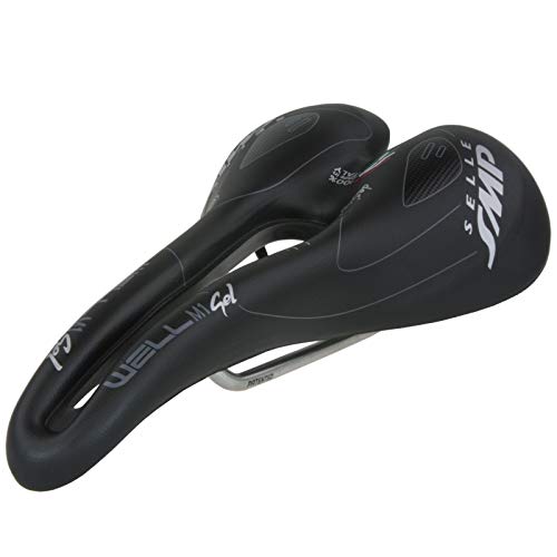 SMP Unisex - Sillín de Gel Well M1 para Adultos, Negro, Talla única