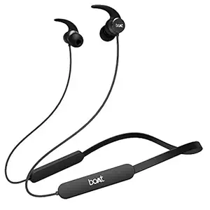 boAt Rockerz 255 pro: Made in India in-Ear Bluetooth Neckband Earphones with Mic(Active Black Indi)