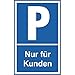 Produktbild Parkplatz-Schild - PARKEN NUR FÜR KUNDEN - 308709 - Gr. 40x25cm