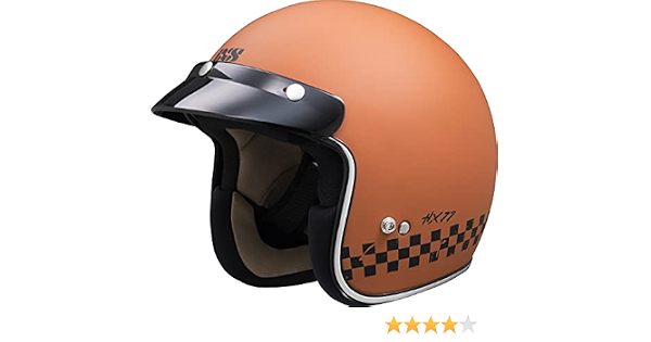 IXS CASCO JET 77 2.0 ARANCIO OPACO-NERO XS : Amazon.it: Auto e Moto