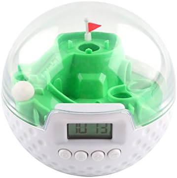 Handheld Mini Golf Games Alarm Clock,Golf Shooting Game Ball for Kids and Adults (Golf)