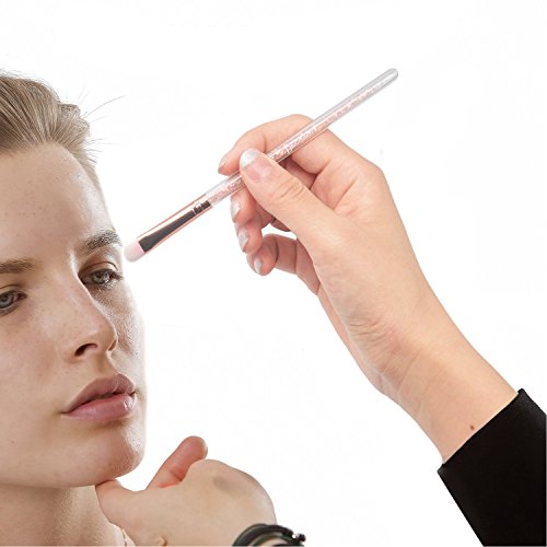 Make Up Pinsel Set, Becoyou 5 Stück Professionelle Augenpinsel Schmink Pinsel Set Augenbrauen Lidschatten Eyeliner Kosmetik Pinsel (Rosa) - 6