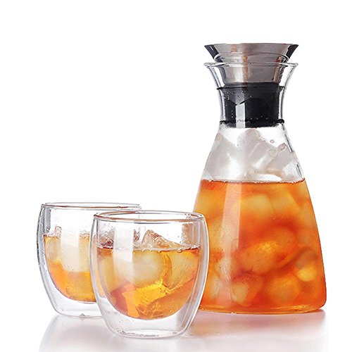 Preisvergleich Produktbild Doppelwandige Gläser, hitzebeständige Glaskaffeetasse, Glasschale, hitzebeständige Becher, hochtemperaturbeständiges Glas