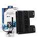 Produktbild Gugutugo Multifunktionale tragbare Größe vertikale Ständer Halter Dual USB Port-Ladegerät Lade-Dock-Station Station Basis für PS4 / Pro / Schlank