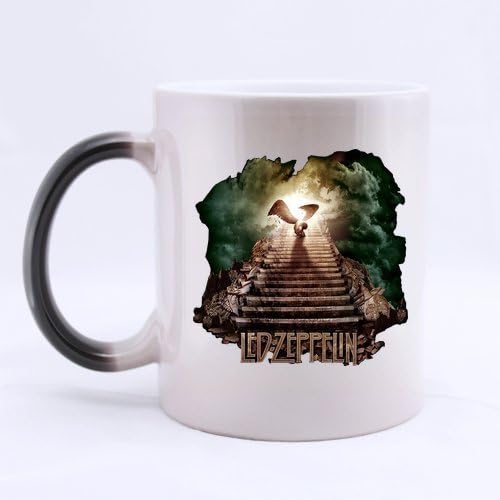 Led Zeppelin Custom Morphing Coffee Mug Tea Cup 11 OZ Office Home Cup (Printed on two sides)