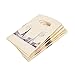Produktbild 100 PCS Eiffel Tower Pattern Kleine Verpackung Bag Kunststoff Carrier Shop Boutique Punch Geschenktüten mit Griff 9 * 15 cm
