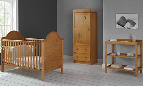 Obaby B is for Bear 3 Piece Single Furniture Set - Country Pine