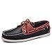 Produktbild Genuine Leather Men Casual Shoes Tassel Boat Shoes Classic Loafers Slip On Moccasins Gray Driving Shoes England Flats Blue red 7