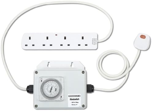 Maxiswitch 13amp 3kw 4-Way Integrated Timer Grow Light Controller