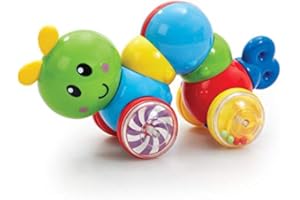 Little Lot Addo Wriggle & Roll Caterpillar – Sensory Toy for Children Ages 6 Months and Over