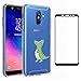 Produktbild Qsdd Ersatz für Samsung Galaxy A6 2018 Ultra Dünner Weicher TPU Fall+1 * Freies Gehärtetes Glas Schutzfilm Anti Scratch Schutzhülle(Dinosaurier)