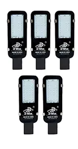 D'Mak 24 Watt Waterproof White Street Light Outdoor Industrial LED Light Pack of 05 with 2 Year Warranty - | Street Light | | Waterproof Street Light |