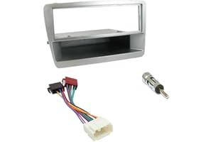 Inex Facia Fitting Kit Panel Silver 1 DIN Car CD Stereo Radio IX-FK-HD-100