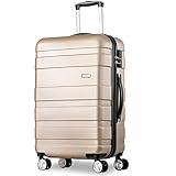 trolley laptop ROBUSTES KOFFERSET: Die koffer hartschale sind aus robuster ABS-Hartschale, Innenfutter - Polyester, Rollen - Kunststoff, gummiert, Trolley auszug - Eisen, die widerstandsfähig gegen Stöße und Kratzer ist.