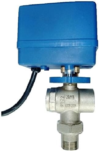 Mut 703001700 Motorized Ball Valve, 3 WAY 24 V AC In Passage Total
