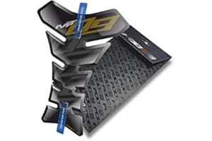 FOOQS Tankpad für YAMAHA MT-09 (Schwarz/Gold)