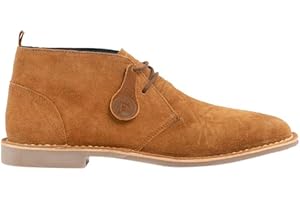 Popps VESPA Unisex Mens Womens 100% Real Suede Leather Lace up Ankle Desert Smart Casual Boots