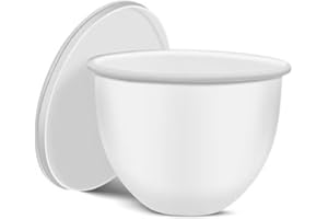 HEIBTENY Schüsseleinsatz-Set aus Silikon für KitchenAid Standmixer, 3 austauschbare Silikoneinsätze mit Ausgießer und Aufbewahrungsdeckel, wiederverwendbar, spülmaschinen- und mikrowellengeeignet