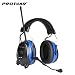 Produktbild Protear Soft Earmuffs with Bluetooth and Radio AM/FM and External Microphone, Ear Protector Ear Defenders with Digital Screen for Working Mow, Certified SNR 30dB