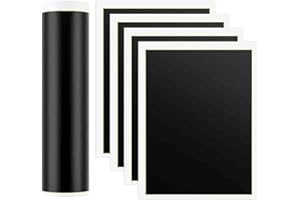 Tagtight 4 Stück Schwarzes Lasergravur-Markierungspapier 39 X 27 cm Lasergravur auf Metall, Laserfarbgravurpapier für Metall, Glas, Keramik