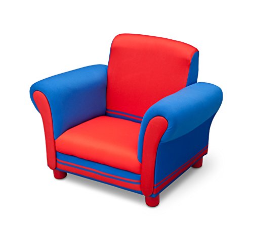 Delta Children Upholstered Chair (Blue/Red)