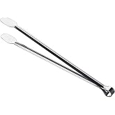 Klasik Metal Mangal Maşası 32 Cm-27 Cm Uzun-Kısa Boy &Ccedil;elik Yemek Barbek&uuml; Izgara K&ouml;m&uuml;r K&ouml;z (32 cm - 1 Adet)
