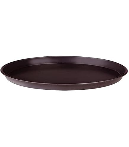 Pentole Agnelli Moule à Pizza Et Tarte Rond 24 Cm – Tôle Bleu, Compatible Four, Idéal Pizza Maison Et Pâtisserie