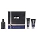 Produktbild Hugo Boss Bottled Night Geschenkset homme / men, Eau de Toilette Vaporisateur / Spray 100 ml, Aftershave Balm 75 ml, Duschgel 50 ml, 1er Pack (1 x 225 ml)