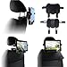 Price comparison product image Navitech portable In Car Headrest / Back Seat Black Expandable Firm Grip Mount Cradle For The acer Iconia One 10