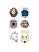 Air Val Star Wars Surprise Bag 9.5 ml Perfume Pen Sticker Bookmark, 1er Pack (1 x Pack of 4)